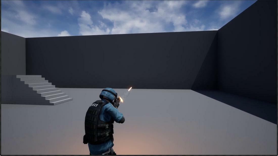 UE4 Locomotion Movement and Shooting System screenshot 2