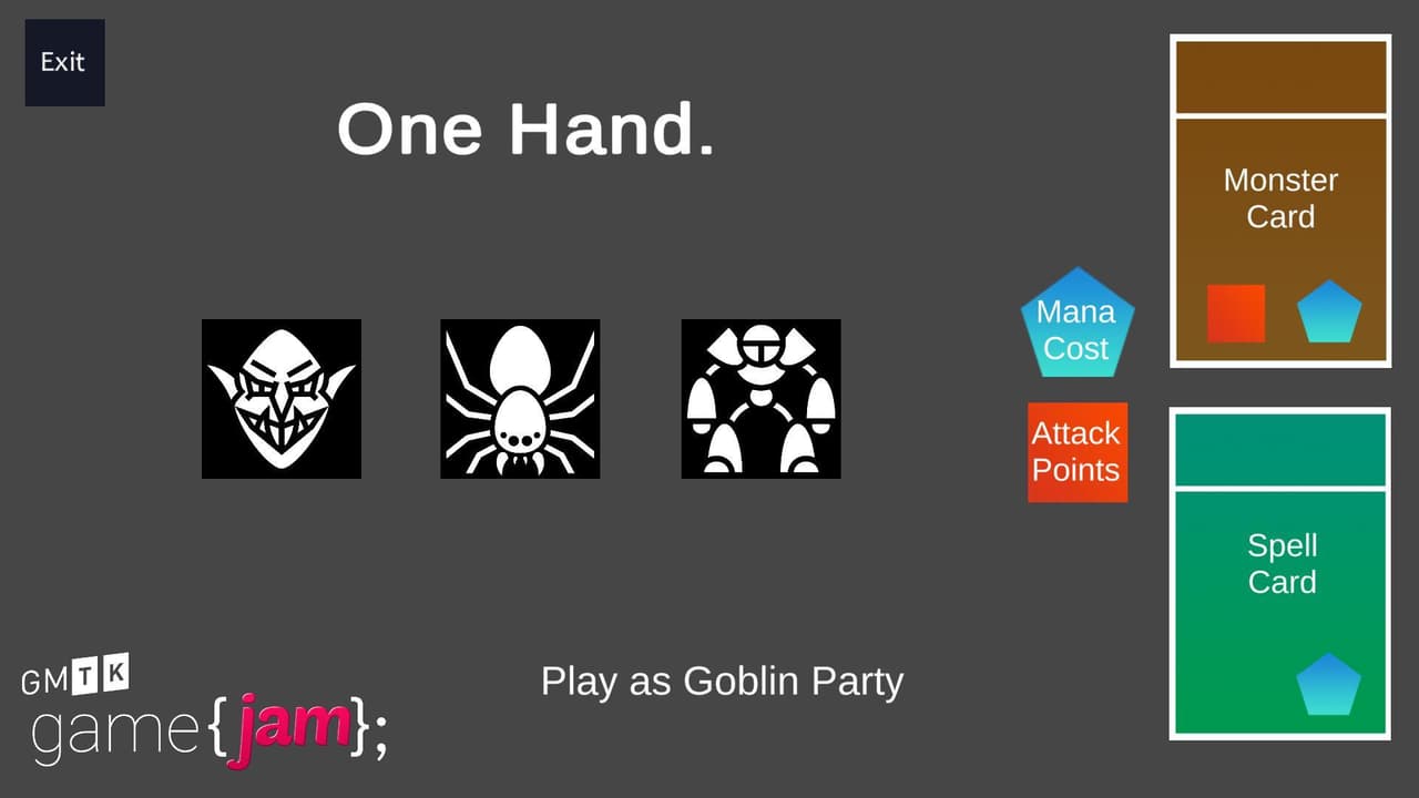 One Hand #GMTKJam2019