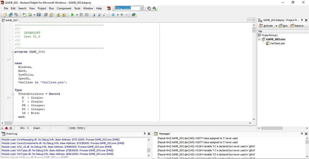 IRVANSOFT - ONET V1.0 (EXE + SOURCE)