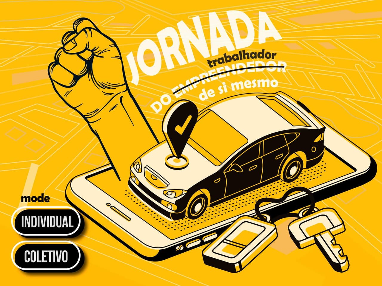 Jornada do empreendedor/trabalhador de si mesmo