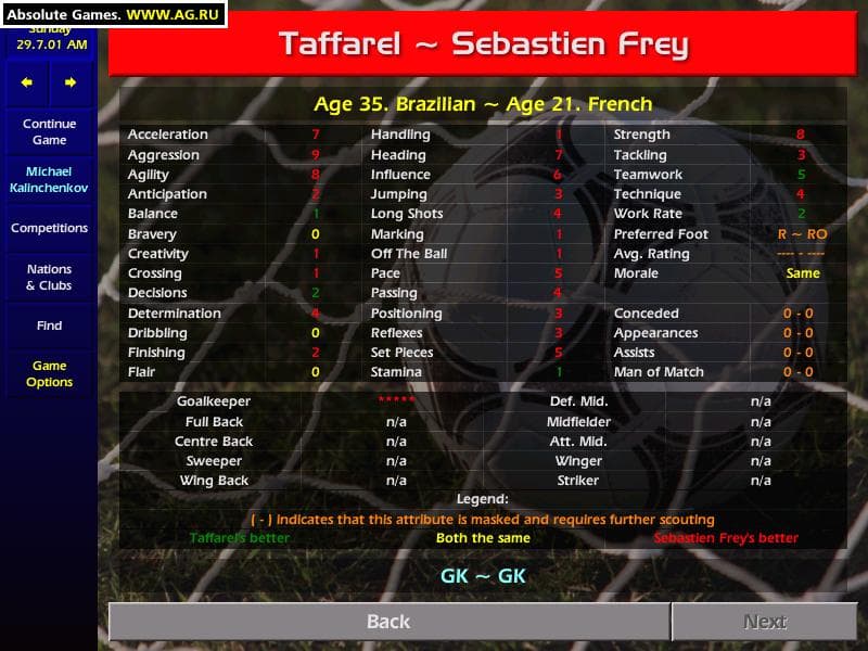 Championship Manager Season 01/02 screenshot 4