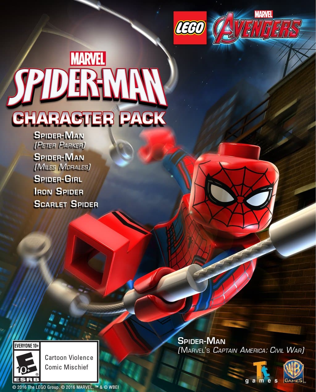 LEGO Marvels Avengers - Spider-Man Character Pack