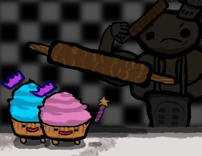 That One Time I was a magical cupcake fighting a wizard baker!