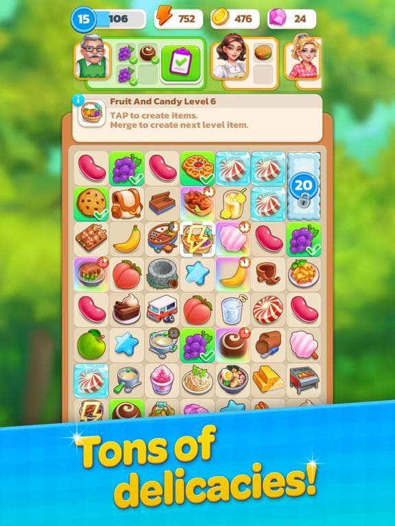 Merge Market: Food Town screenshot 3