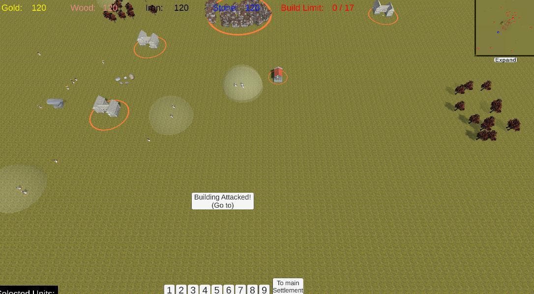 New RTS - early version, one faction, should be bug free