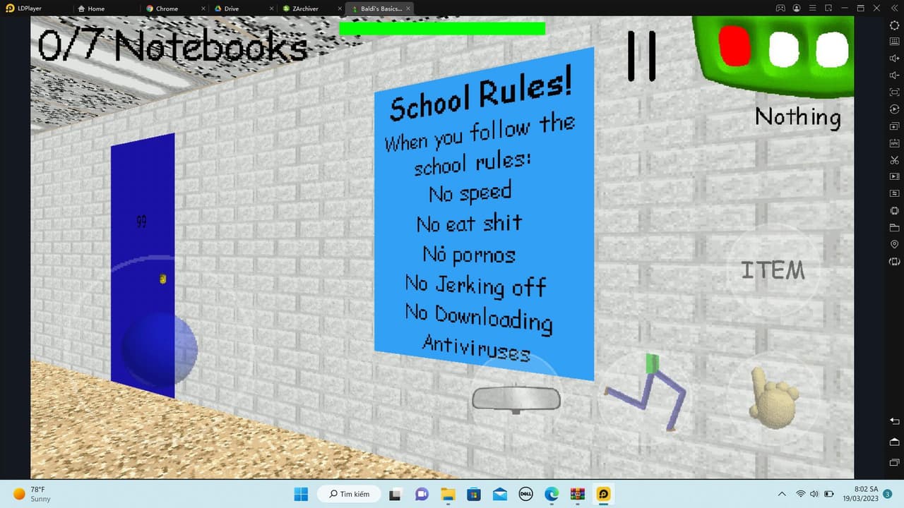 Baldis Basics In Jerking Off Edition Android Port screenshot 2