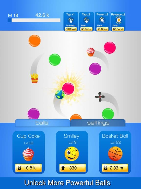 Idle Balls Tap Itch screenshot 3