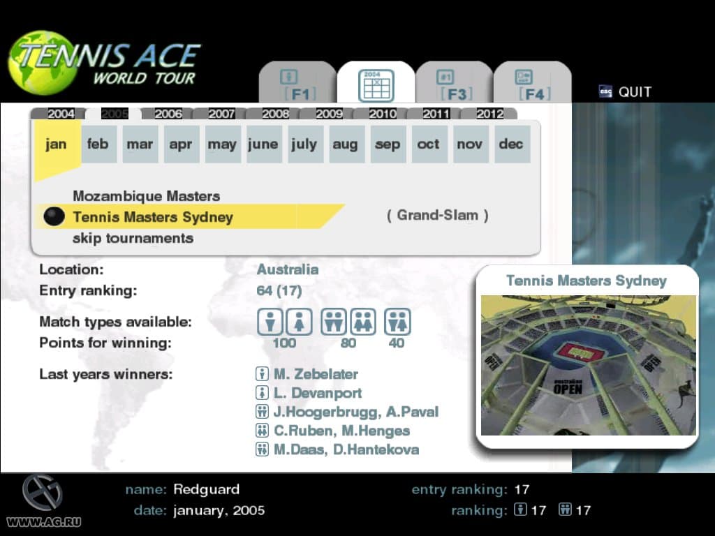 Perfect Ace 2: The Championships screenshot 6