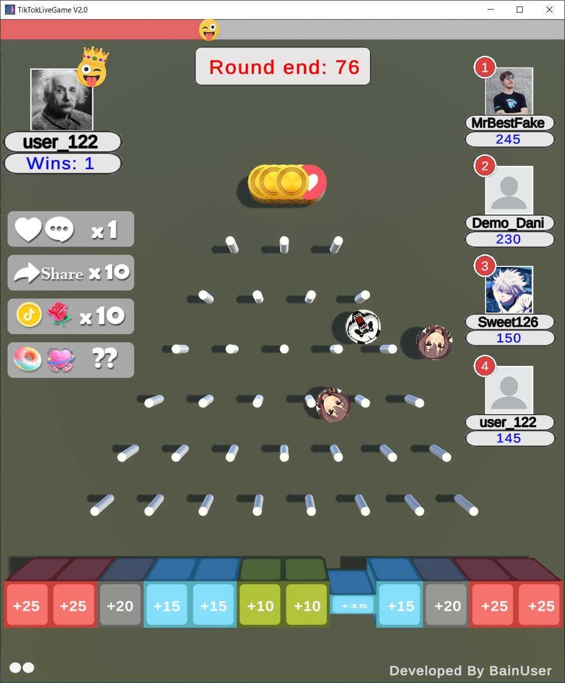 TiktokLive game (Plinko-standart) screenshot 2