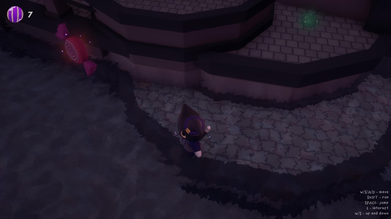 Catniss and the Phantom Candies / Cute 3D Spooky Browser / screenshot 3