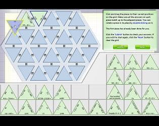 Triangular Maths Puzzle - Draft