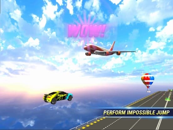 SuperHero Ramp Car Stunt 3D screenshot 3