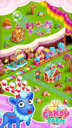 Sweet Candy Farm with magic Bubbles and Puzzles screenshot 5