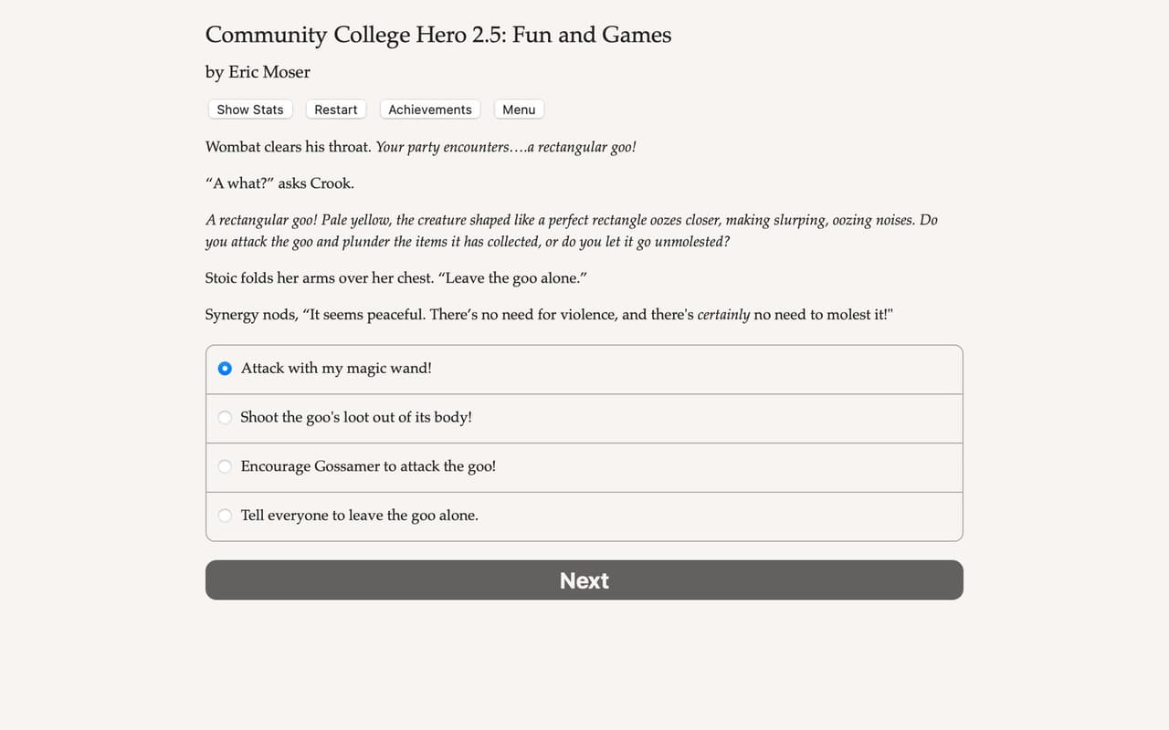 Community College Hero: Fun and Games screenshot 4