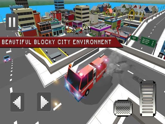 Block City Fire Truck Rescue