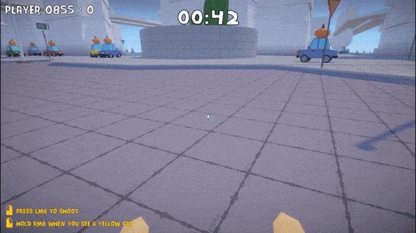 Yellow Car Game screenshot 2