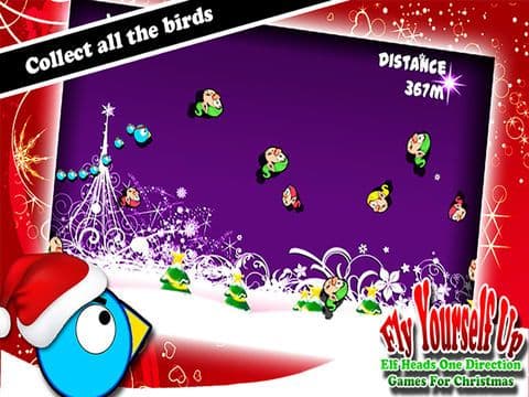 Fly Yourself Up - Elf Heads One Direction Games for Christmas