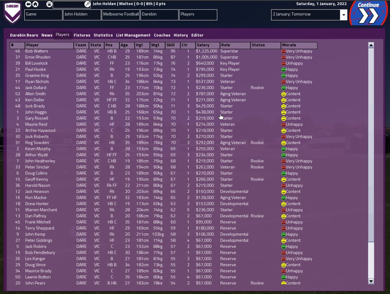 Australian Football Coach 2023 screenshot 5