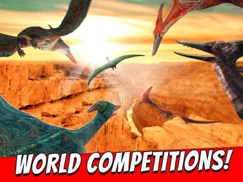 World Wild Jurassic . Dinosaur Simulator Racing Game Free 3D screenshot 3