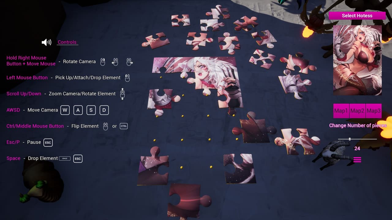 Anime Fantasy Jigsaw Puzzle 3D screenshot 2