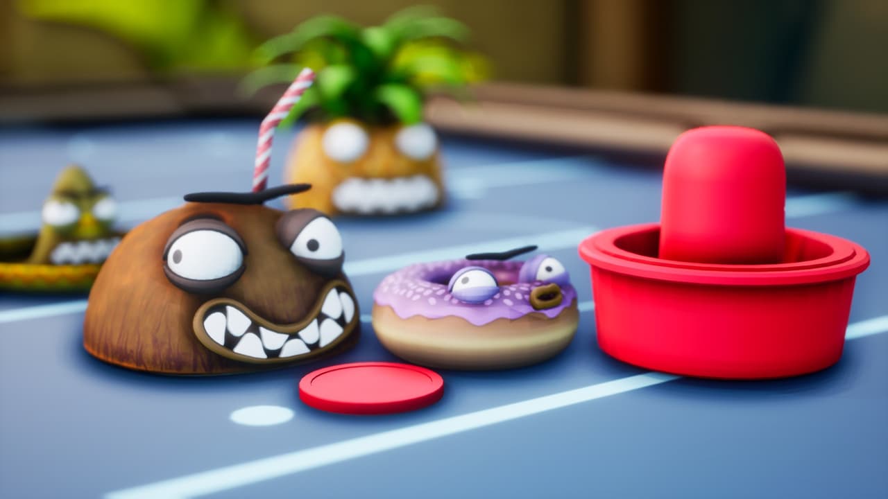 Tropical Air Hockey screenshot 2