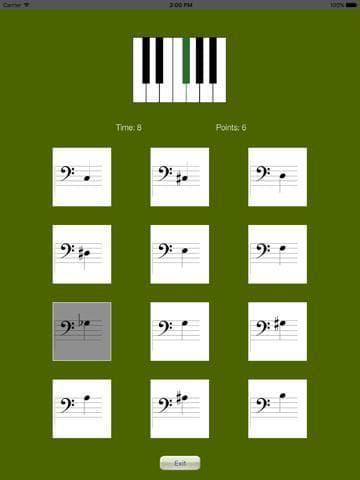 Sheet Music Trainer Piano Bass screenshot 4