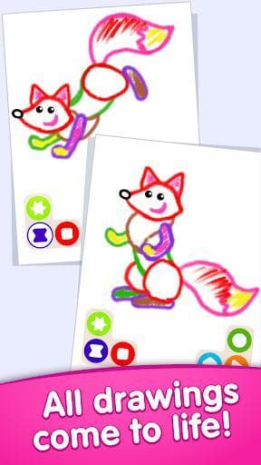 Learning Kids Painting App! Toddler Coloring Apps screenshot 4