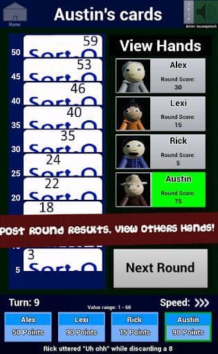 Sort-O - Rack Sorting Card Game screenshot 2