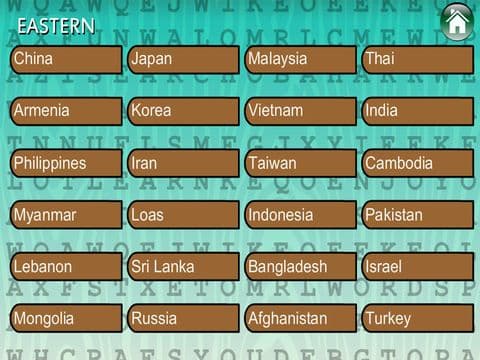 WordSearch Food (Western, Eastern, Food Type) screenshot 4