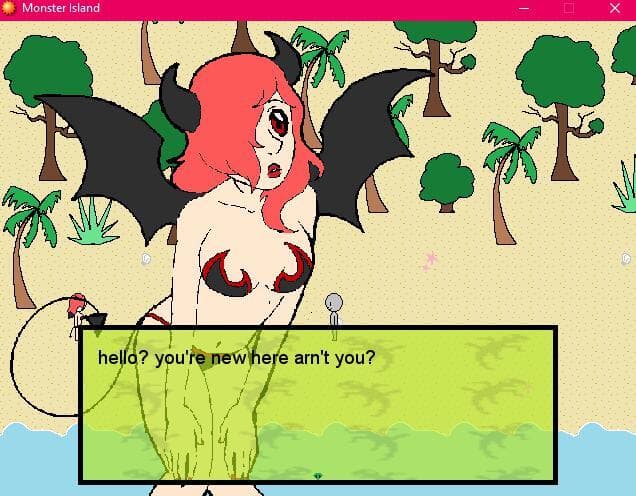 Monster Island: the monster dating sim screenshot 2