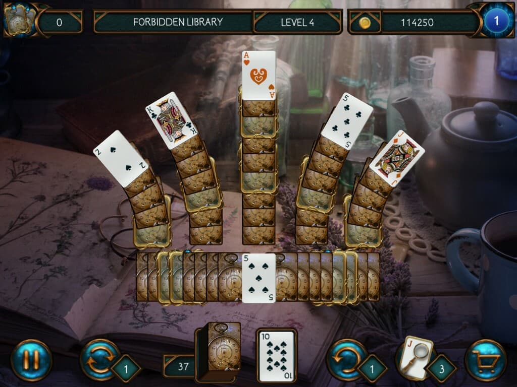 Detective Solitaire Inspector Magic and the Man Without Face screenshot 3