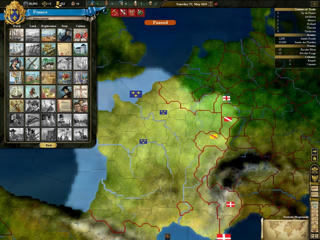 Europa Universalis III: In Nomine screenshot 2