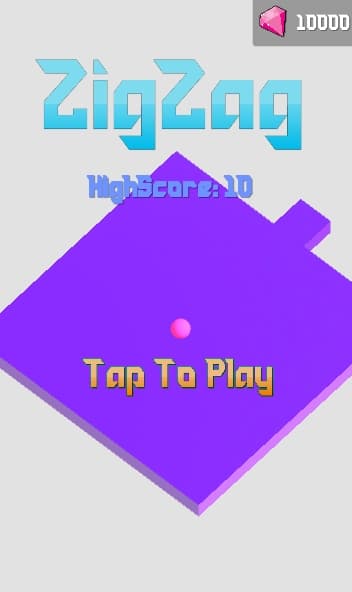 ZigZagGame (sachin sahu) screenshot 2