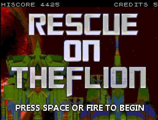 Rescue on Theflion (ZX Spectrum Next) screenshot 2