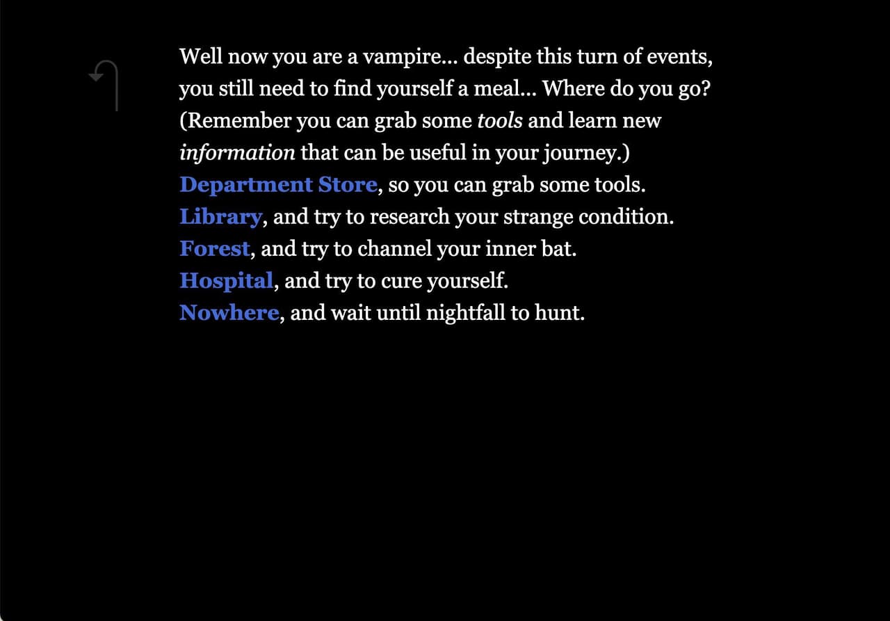 First Day As A Vampire