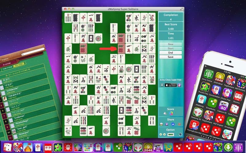zMahjong Super Solitaire Free - A Brain Game screenshot 5