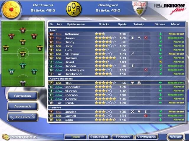 Team Manager - Football Manager FUN screenshot 3