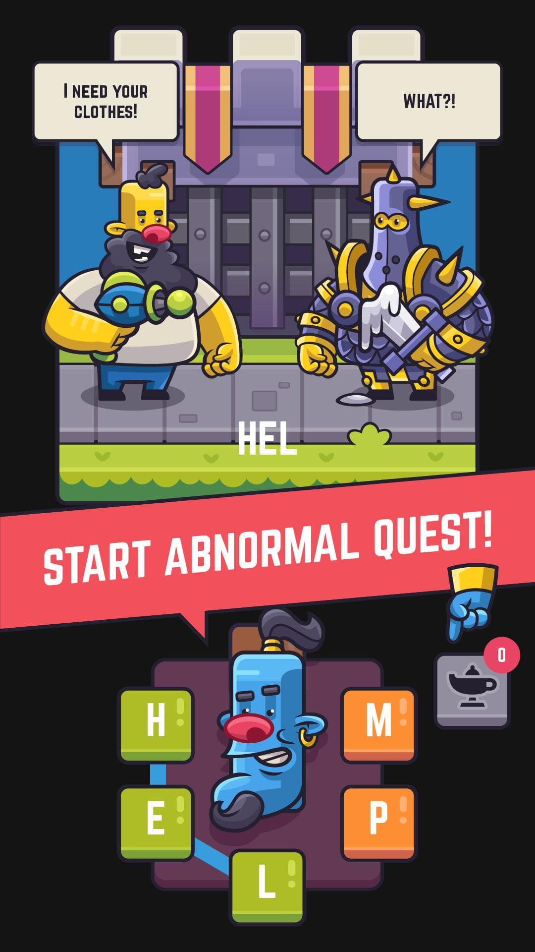 Abnormal Quest - Word Connect screenshot 2