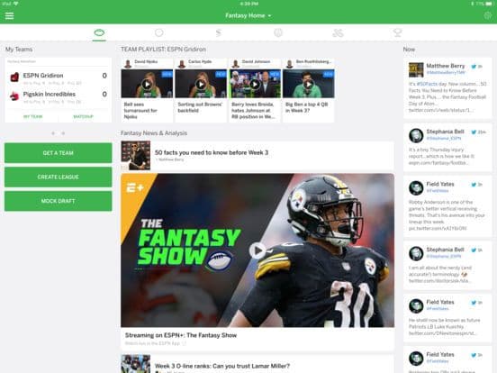ESPN Fantasy Sports screenshot 5