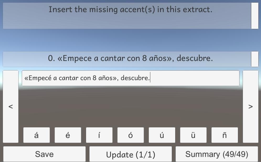 Actividades de Aplicación Gramaticales screenshot 2
