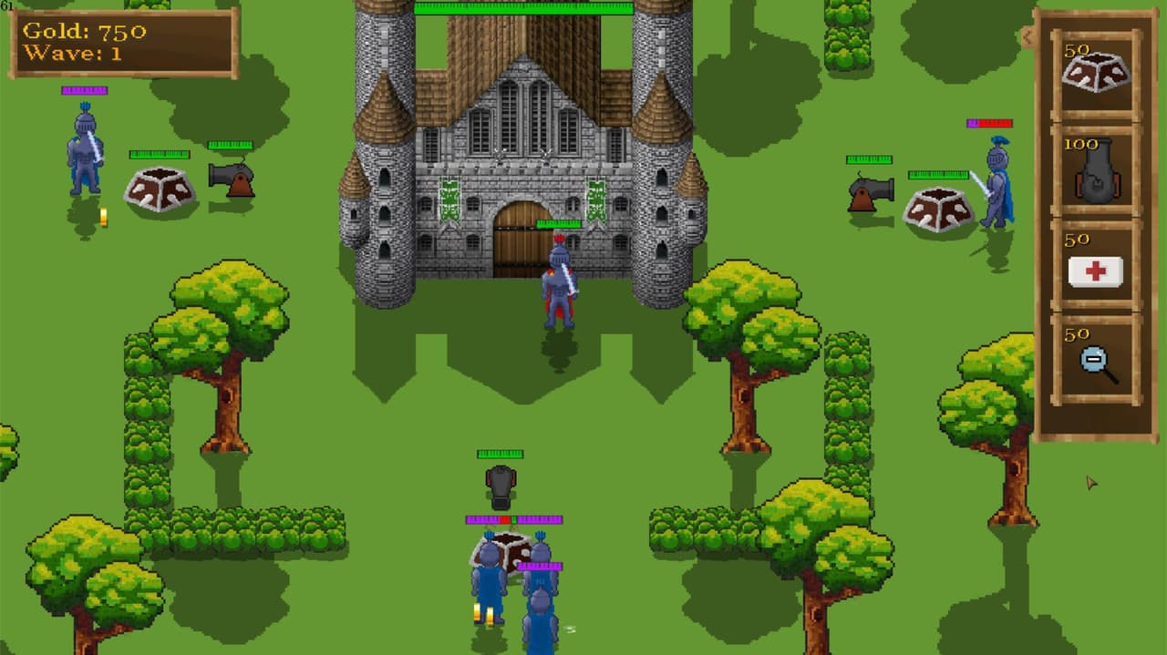 Castle defender (itch) (javornikanze) screenshot 2