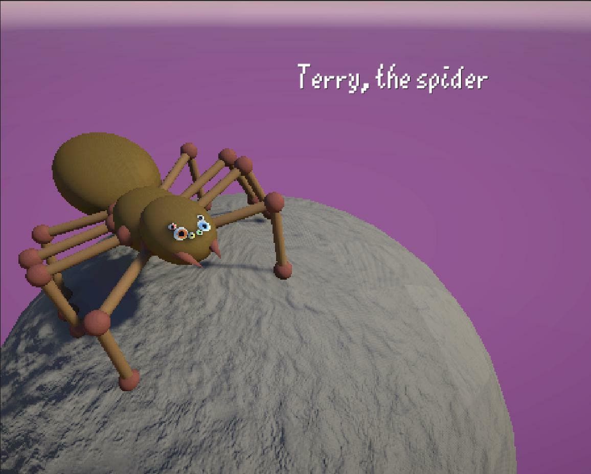 Terry, the spider