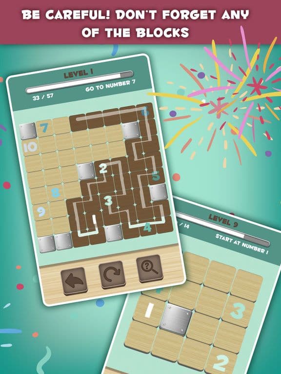 Connect the numbers tiles