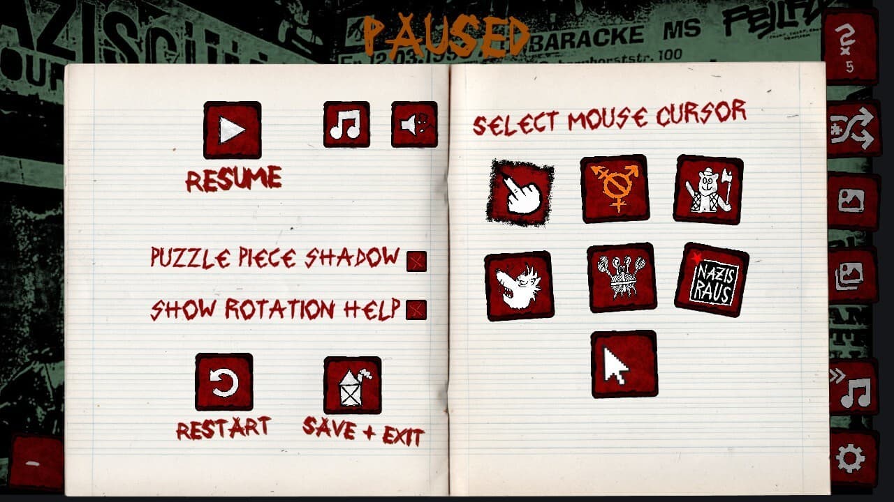 Nachkriegsratten Punk-Rock Puzzle