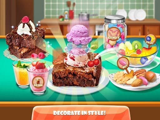 Ice Cream Chocolate Brownie screenshot 4