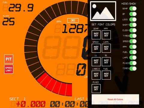 SimRaceDash screenshot 2