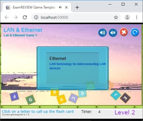 CramFLASH LAN & Ethernet Random Flashcard App screenshot 3