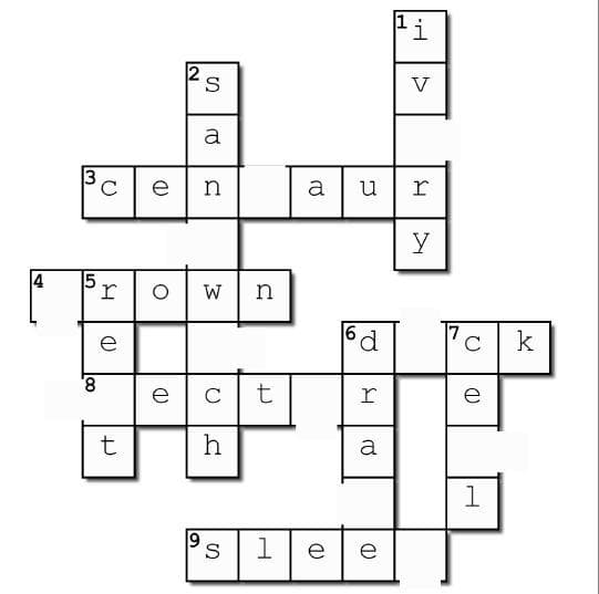 Tactical Stealth Crossword