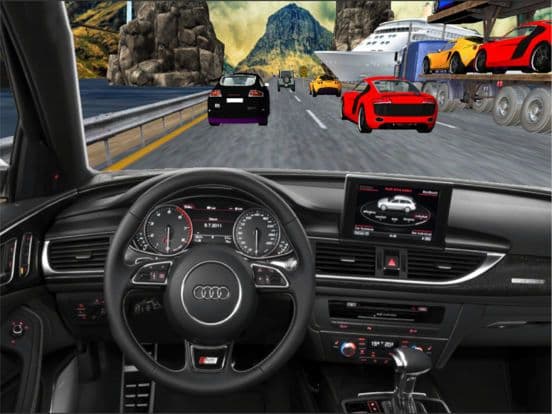 VR Crazy Car Traffic Racing 3 Pro screenshot 2