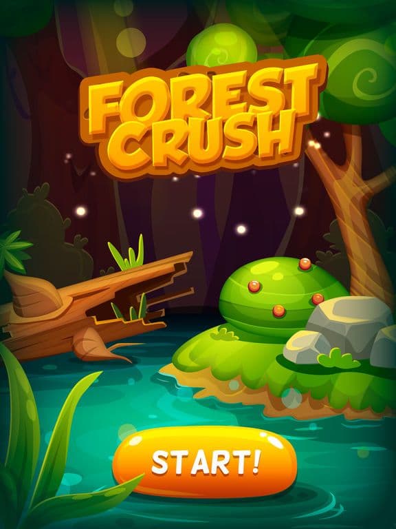 Forest Fruit Crush Link - Connect Match 3 game